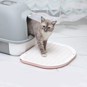 Cat Litter Mat Anti-splash Double-layer Cat Litter Basin Toilet Mat