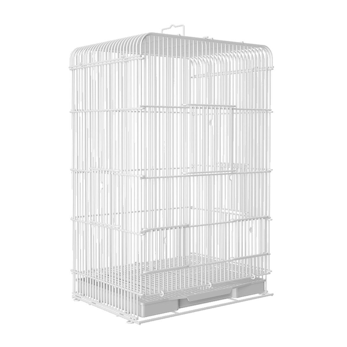 Spacious Metal Bird Cage for Parakeets & Finches Easy to Clean Design