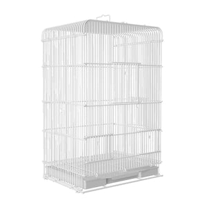 Spacious Metal Bird Cage for Parakeets & Finches Easy to Clean Design