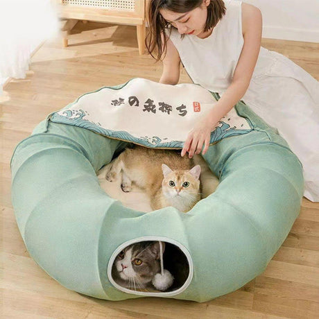 Multi-Functional Cat Tunnel Toy