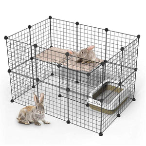 Versatile Metal Wire Yard Fence for Small Animals