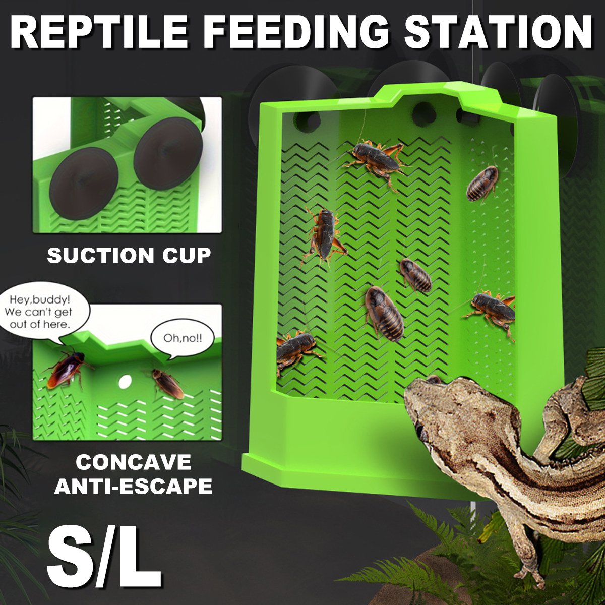 Reptile Hunting Dish Predator Trap Hanging and Placing Field Tool for Outdoors