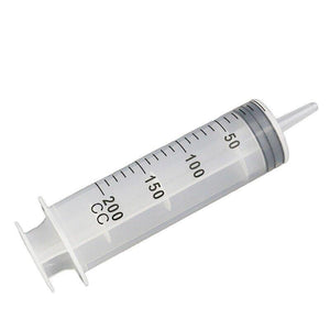 100-200ML Reusable Big Large Plastic Hydroponics Nutrient Measuring Syringe