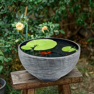 Ancient-Style Resin Fish Tank Bowl