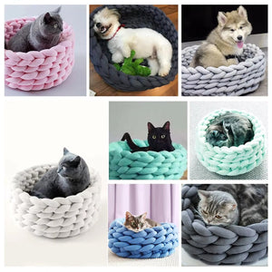 Washable Pet Litter Coarse Wool Dog Cat Litter Soft Comfortable Easy to Clean