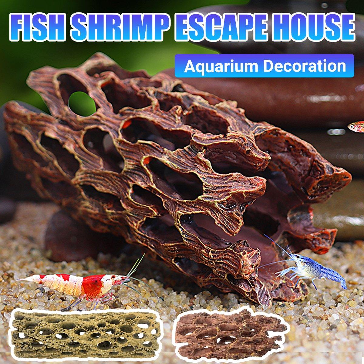 Creative Shrimp House Decoration Aquarium Castle Fish and Shrimp Escape Tank