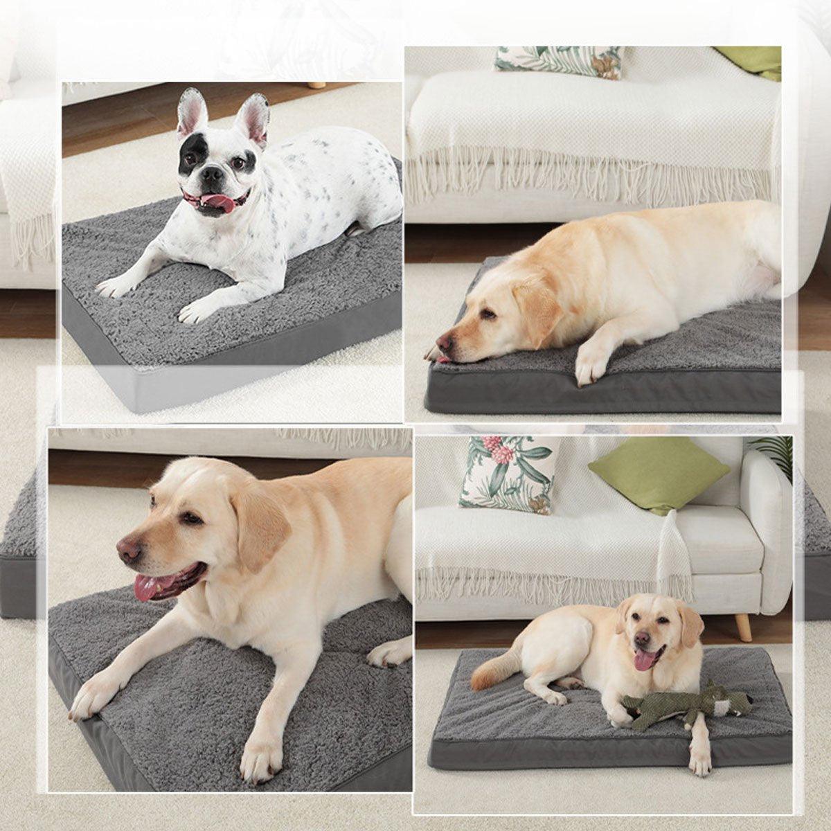 Removable Washable Waterproof Pet Mattress Anti-Bite Cushion Sleeping Dog Mat