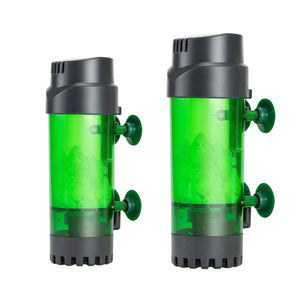 Internal Fish Tank Fluidized Bed Filter Oxygen Supply Bio Sponge Filters with Suction Cup