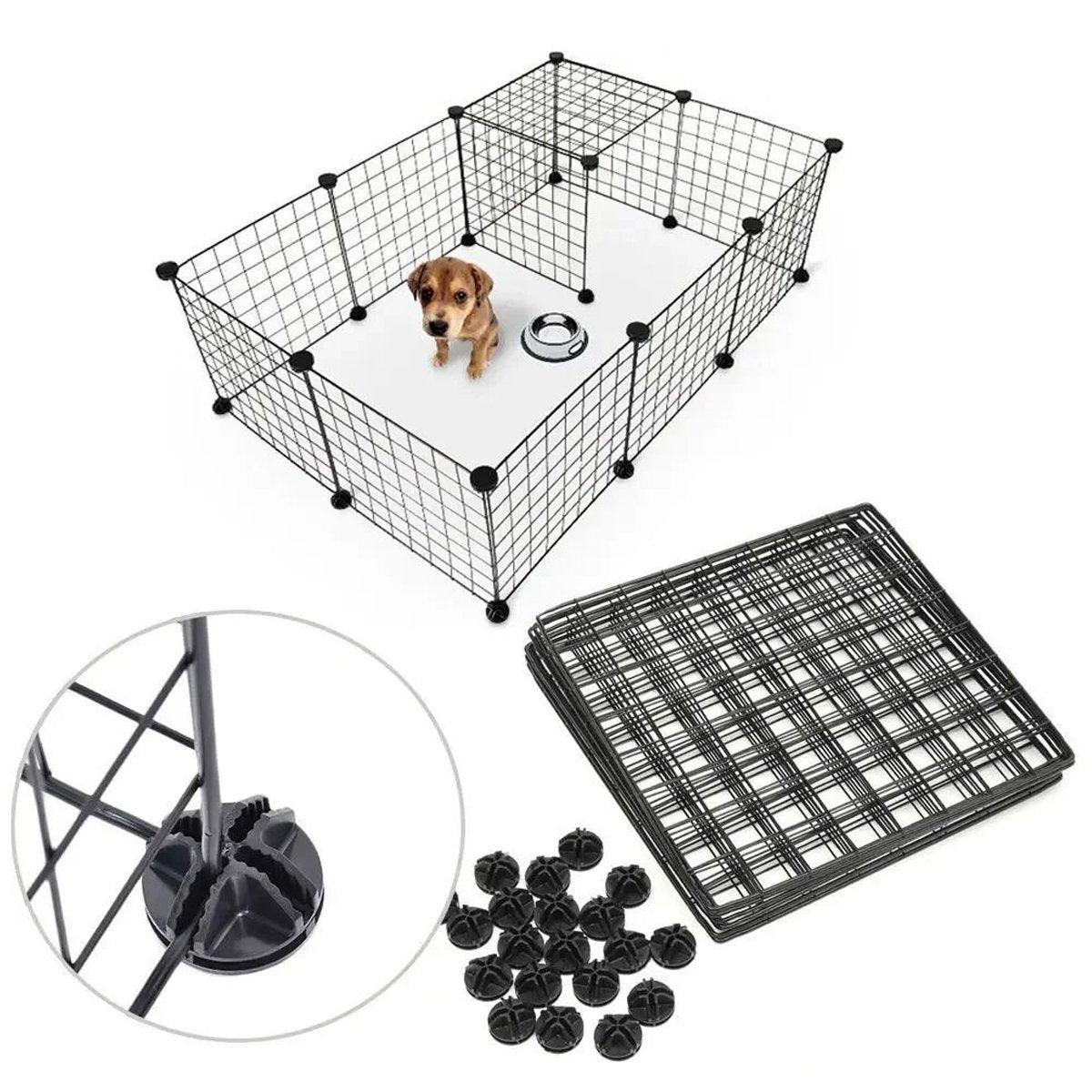 Versatile Metal Wire Yard Fence for Small Animals