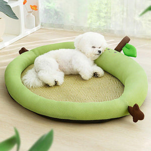 Summer Cartoon Dog Bed Breathable Pet Mat Summer Kennel