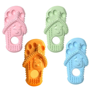 Pet Toys Bite Slippers Dog Chewing Molars Bite Resistant Cleaning Toys Cat Toys