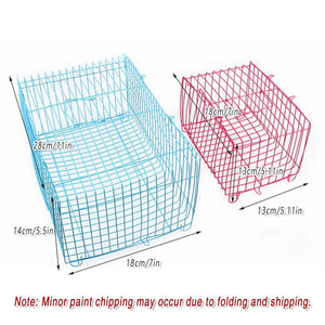 Wire Frame Small Pet Transport Cages Set Durable and Foldable 10 Pack