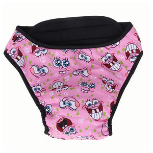 Washable Female Pet Dog Cat Nappy Diaper Physiological Pants Panties Underwear