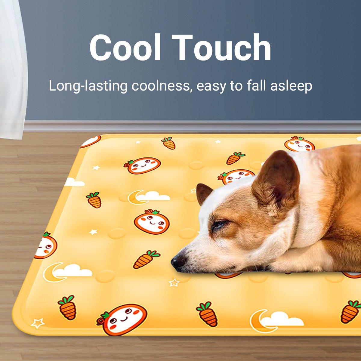 Pet Cooling Mat Non-Toxic Self-Cooling & Portable for Dogs & Cats