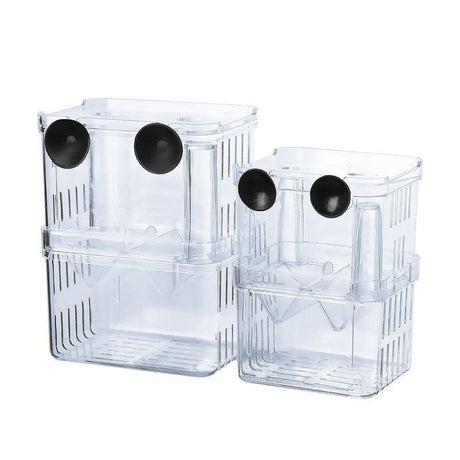 Guppy Breeding Aquarium Fish Tank Hatchery Isolation Breeder Rearing Box