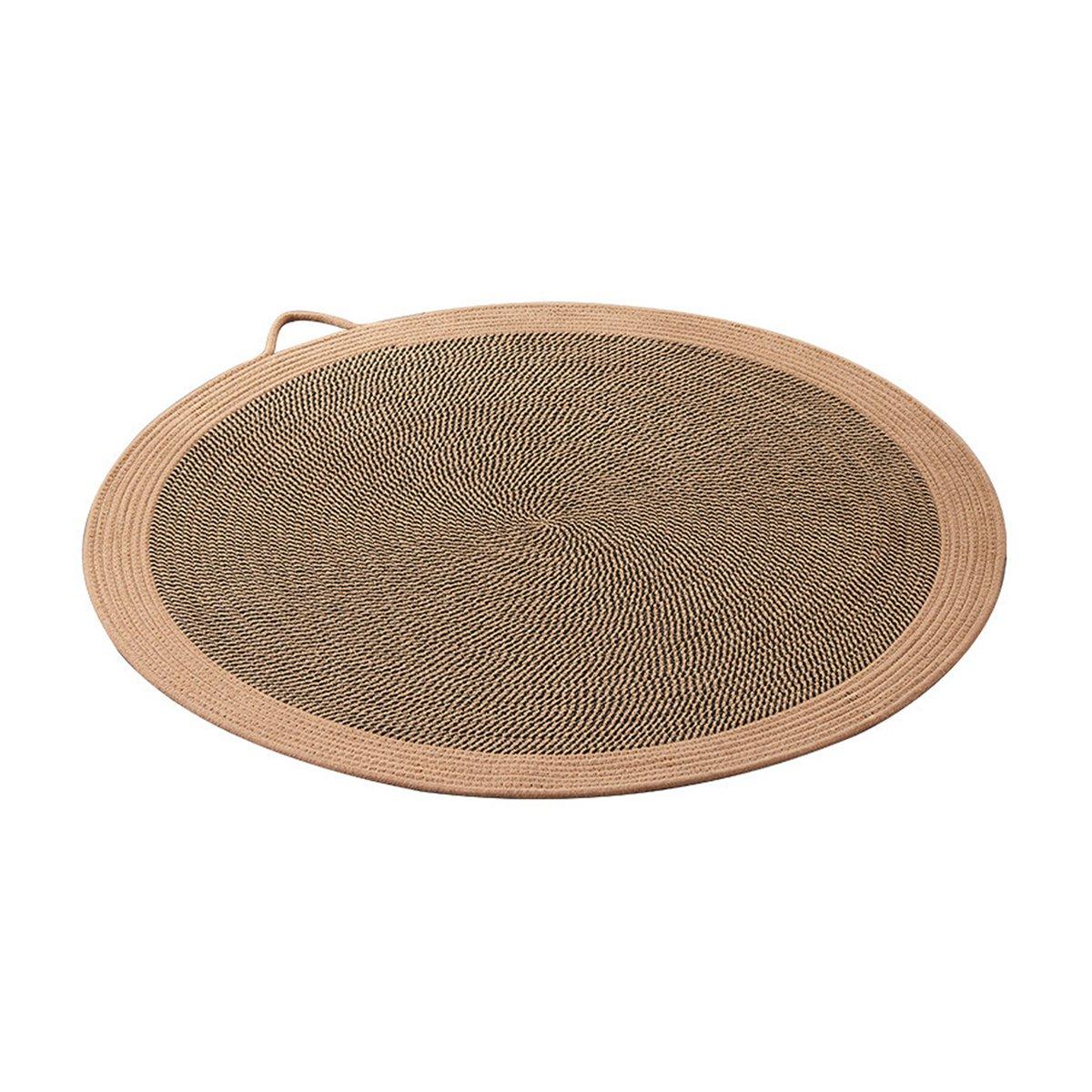 Woven Rattan Cat Scratching Mat Durable Scratch Board & Sleeping Pad