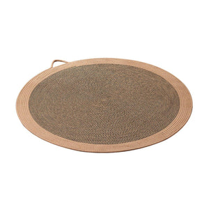 Woven Rattan Cat Scratching Mat Durable Scratch Board & Sleeping Pad