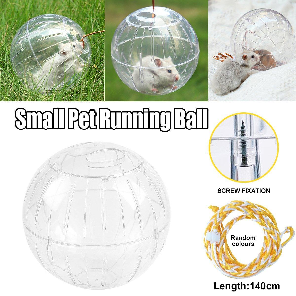 Hamster Running Ball Wheel Exercise Roller Toy Supplies Outside Cage Activity