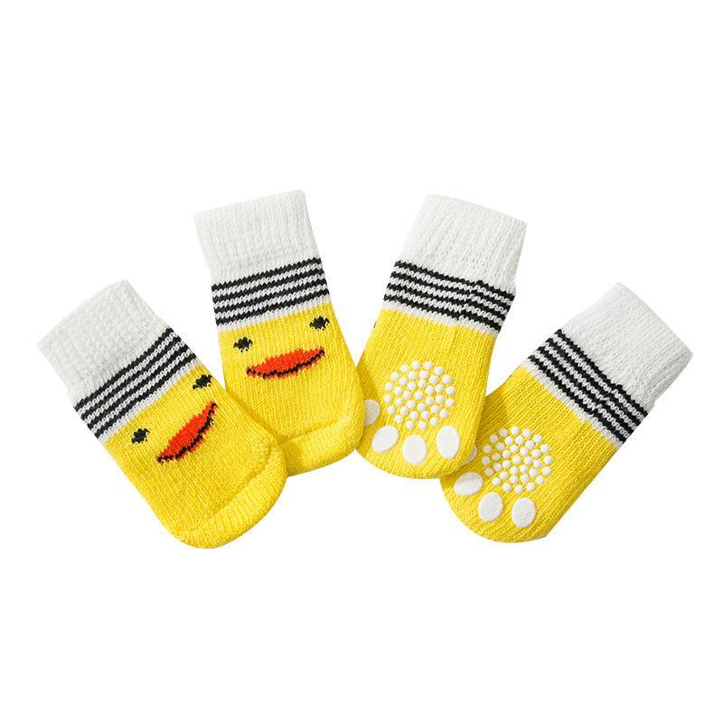 Dog Socks Non-Slip Grip Slip Anti-Skid S M L - Puppy Cat Pet Shoes Slippers