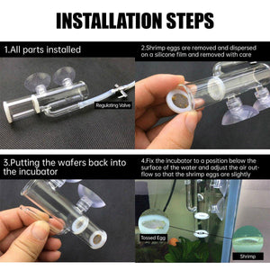 Glass Shrimp Incubator - Efficient CO2 Fertilization System