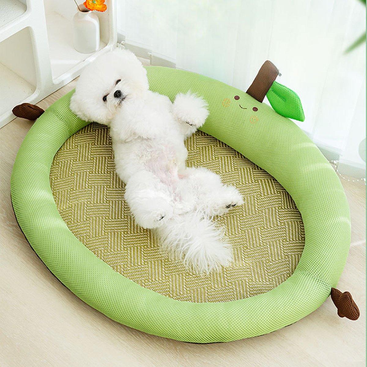 Summer Cartoon Dog Bed Breathable Pet Mat Summer Kennel