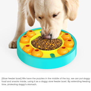 Slow Food Leakage Cat and Dog Bowl Hidden Food Toy for Mental Stimulation