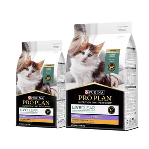 Pro Plan Live Clear Kitten Dry Cat Food 1.5KG/3KG Chicken