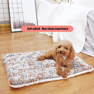 Soft Warm Pet Bed Pad Winter Blanket Mattress for Puppy Cat & Dog Kennel House