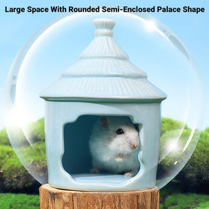 Cooling Ceramic Hamster House Hideout for Small Pets