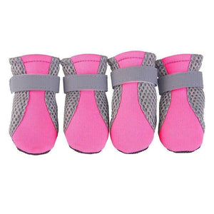 4PCS Anti Slip Waterproof Protective Dog Shoes Rain Boots Pet Socks Booties