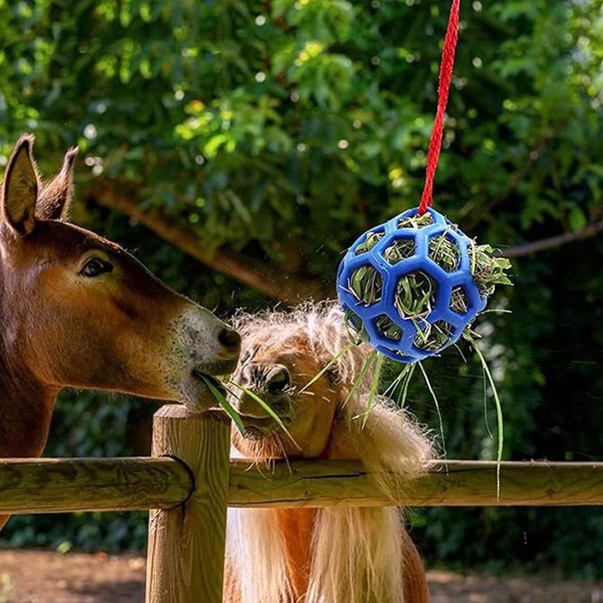 Hanging Hay Feeders Stable Feed Polo Feeding Balls Toy for Horses and Livestock