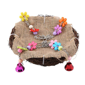 Small and Medium-Sized Bird Swing Toy Parrot Rattan Nest