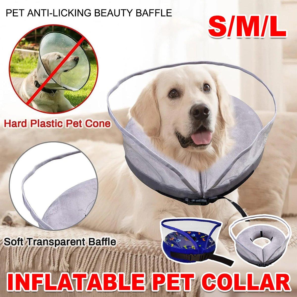 Soft Adjustable Dog Recovery Collar for Post-Surgery & Skin Healing