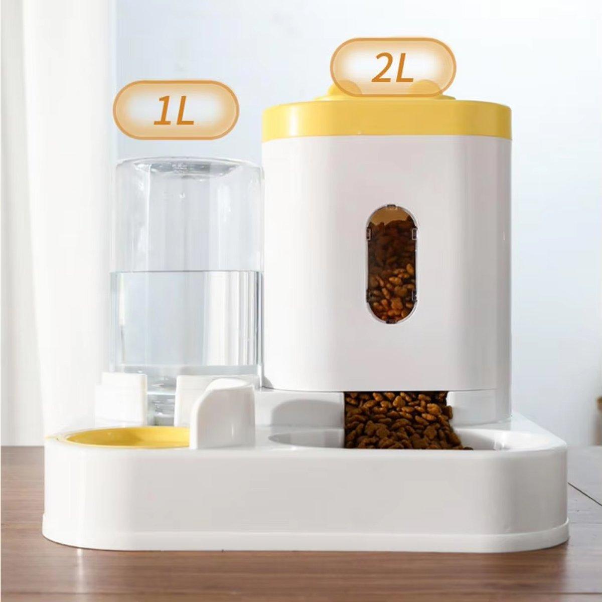 Automatic Pet Feeder and Waterer for Cats and Dogs 10-Day Capacity