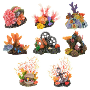 Vibrant Simulation Coral Landscaping Decorations for Aquariums