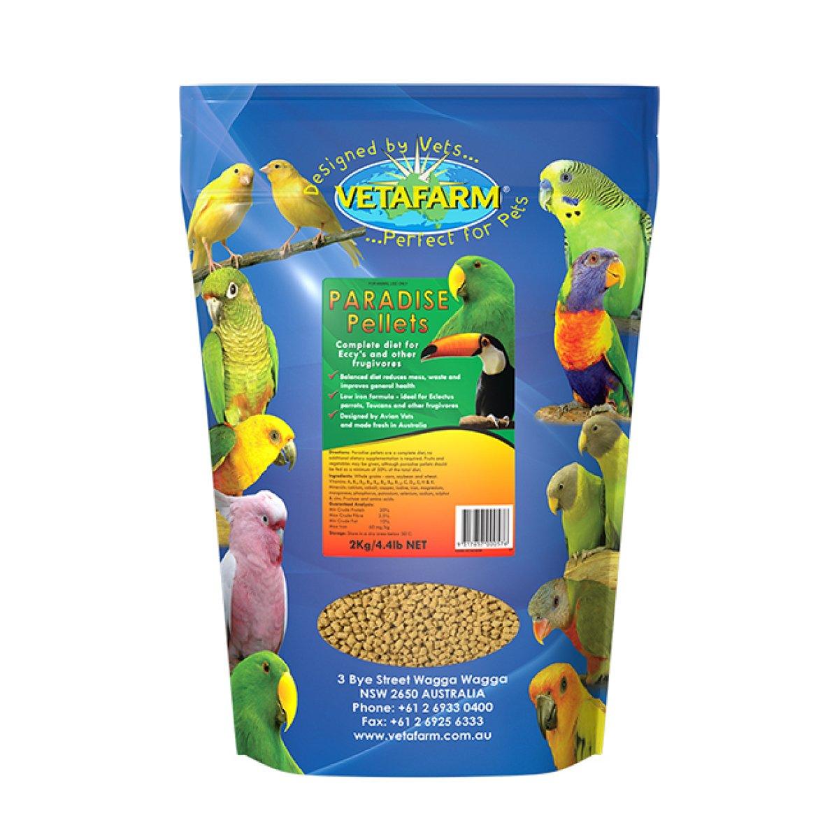 Vetafarm Paradise Pellets 2kg