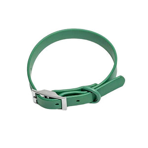 PVC Waterproof Dog Collar Designer Dog Collars Green