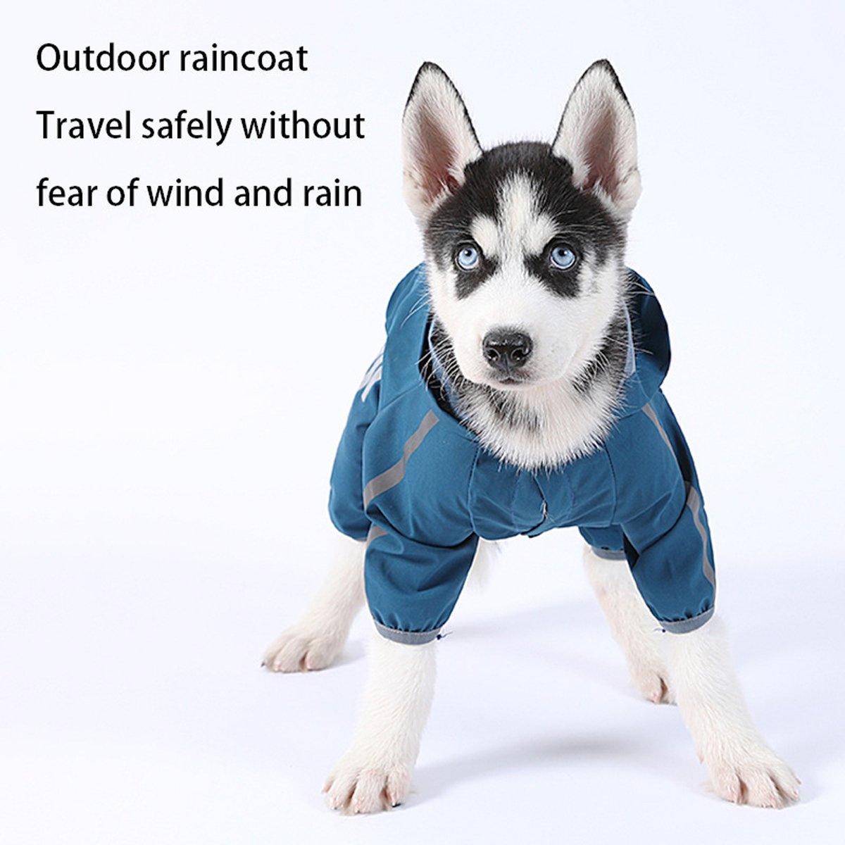 Waterproof Dog Raincoat for Small Medium Large Dogs