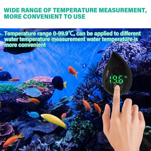 Fish Tank Thermometer Mini Small Electronic High Precision LED Digital Display