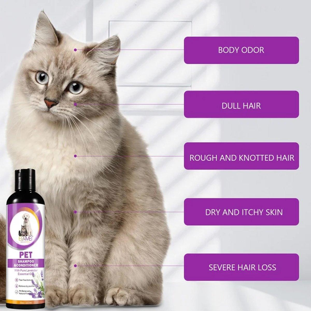 Lavender Bliss Pet Shampoo & Conditioner for Fluffy and Fragrant Fur