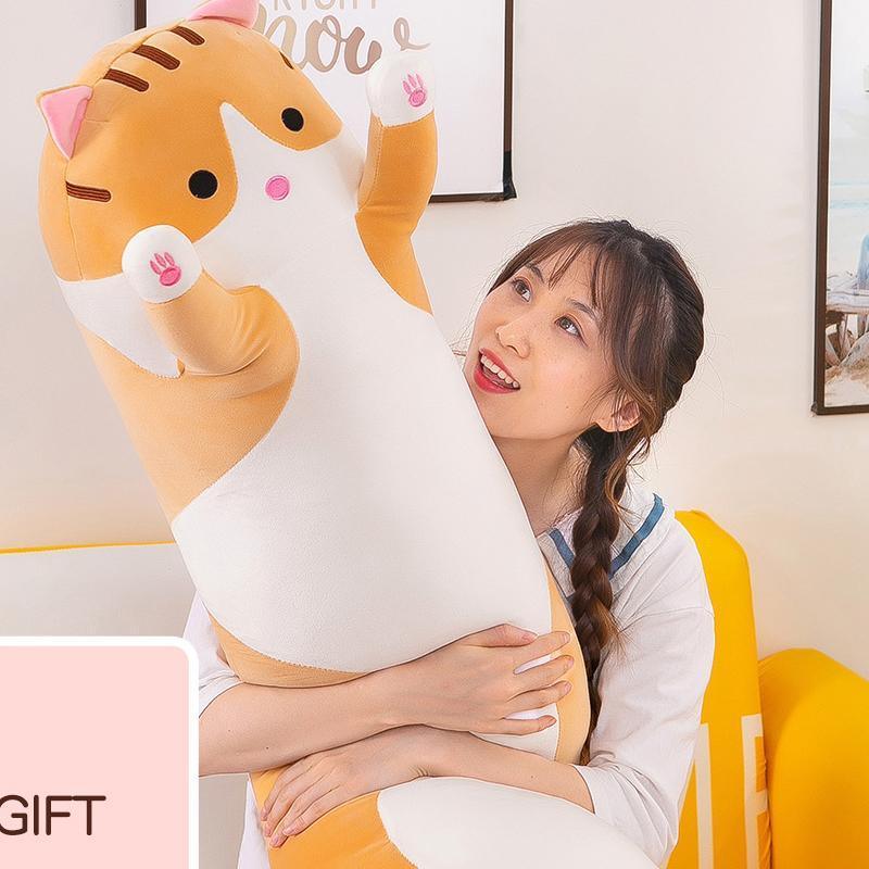 Soft Cute Plush Cat Cats Doll Stuffed Kitten Pillow Gift Cushion Toy