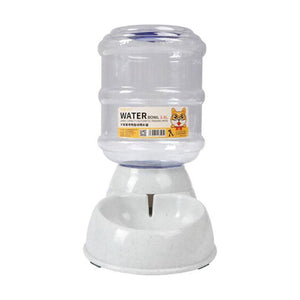 Automatic 3.8L Water Feeder Food Pet Dog Cat Puppy Dispenser Feeder Bowl Bottle