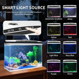 Advanced Smart Fish Tank with Self-Cleaning & LED Lights