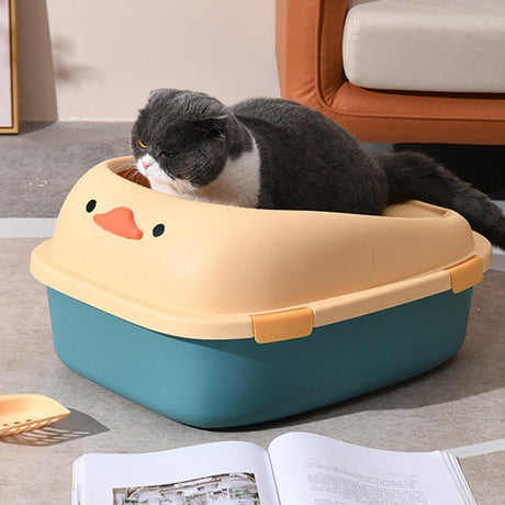 3Colours Litter Tray with Free Cat Litter Shovel