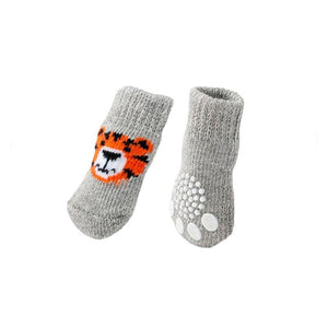 Dog Socks Non-Slip Grip Slip Anti-Skid S M L - Puppy Cat Pet Shoes Slippers