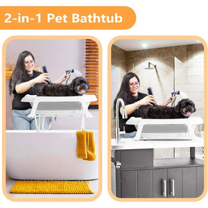 Retractable Folding Pet Bathtub