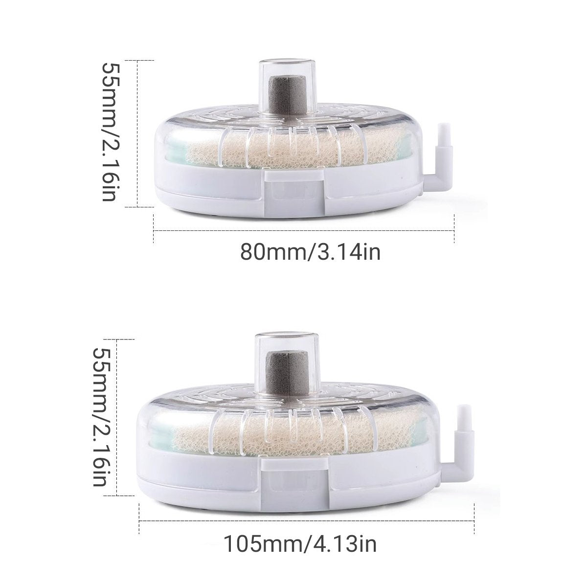 Aquarium Filter Special Mini Small Tank Filter Circle for Freshwater or Marine