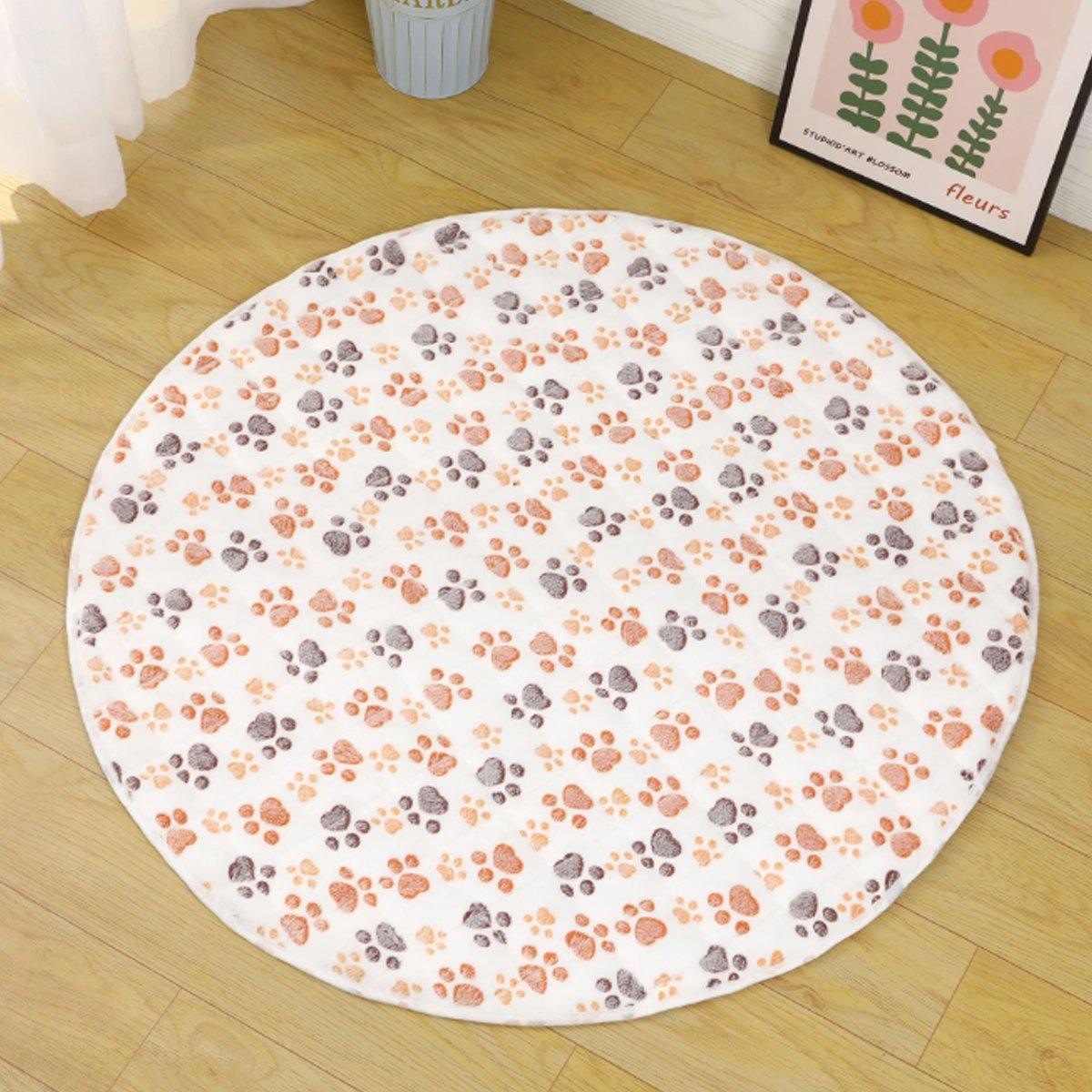 Round Waterproof Dog Pad Breathable & Non-Slip for Pets