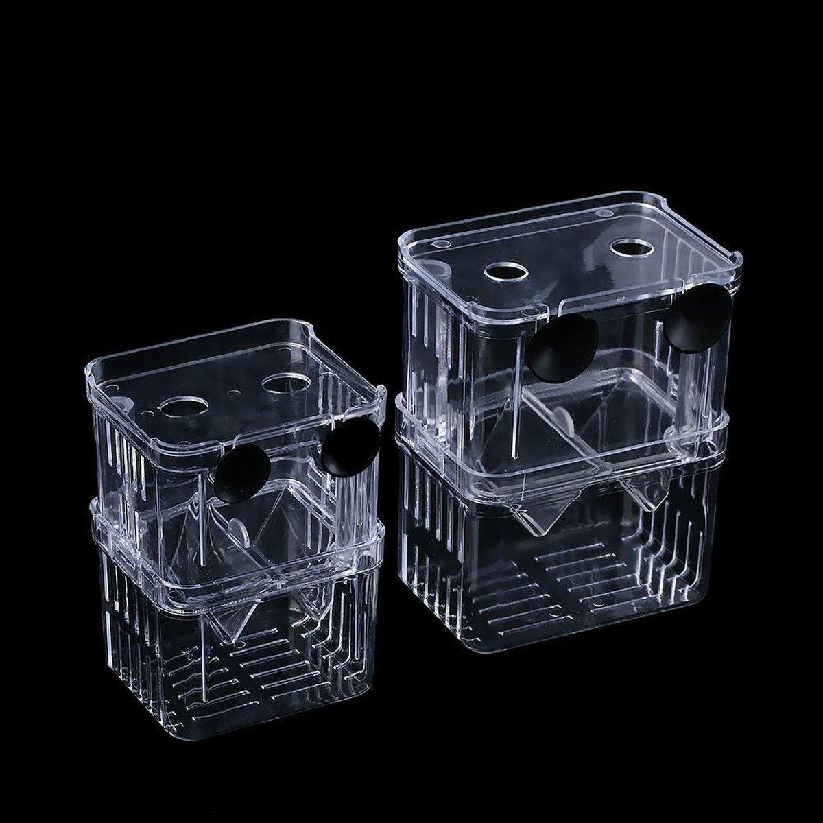 Transparent Guppy Breeding Box for Aquarium Fish Breeding and Isolation