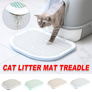 Cat Litter Mat Anti-splash Double-layer Cat Litter Basin Toilet Mat